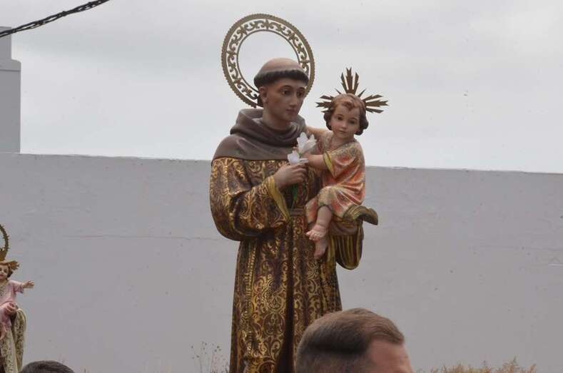 Imagen de San Antonio que se venera en Los Arenales/TA.